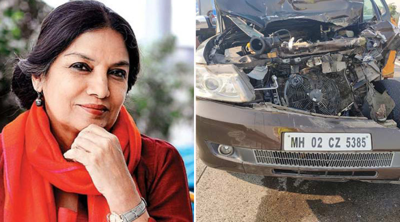 Veteran Bolly actress Shabana Azmi injured badly in a car accident