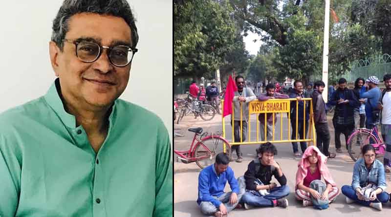 ছাত্র বিক্ষোভে উত্তাল বিশ্বভারতী, সেমিনার হলে আটকে বিজেপি সাংসদ