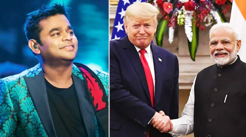 A R Rahaman composed 'Ahimsa' song to welcome Donald Trump
