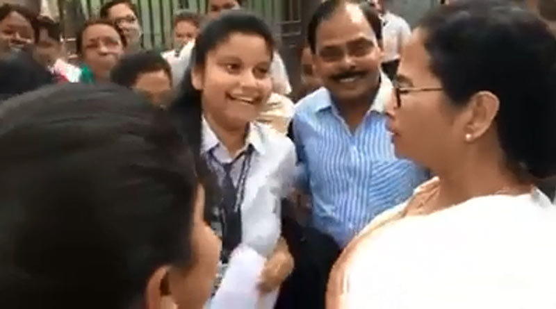 CM Mamata Banerjee visited new horizon school on thursday