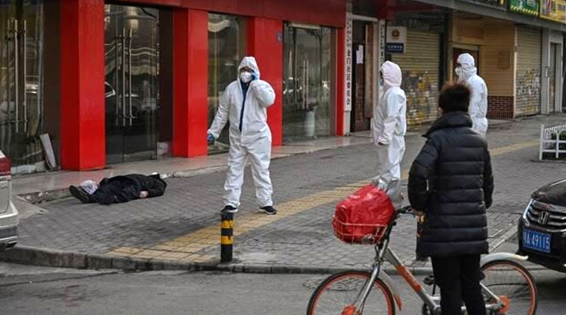 A dead body found in China's Wuhan amid Coronavirus outbreak