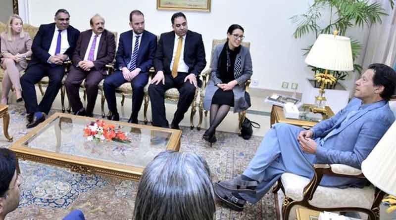 UK MP Debbie Abrahams Meets Pakistan PM Imran Khan