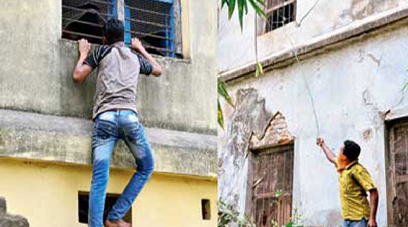 মাধ্যমিকের প্রথমদিনেই পাঁচিলে উঠে দেদার ‘টুকলি সাপ্লাই’! প্রশ্নের মুখে পর্ষদ
