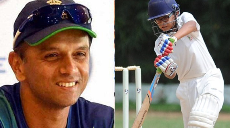 বাপ কা বেটা! ২ মাসের ব্যবধানে জোড়া ডবল সেঞ্চুরি দ্রাবিড়ের ছেলের