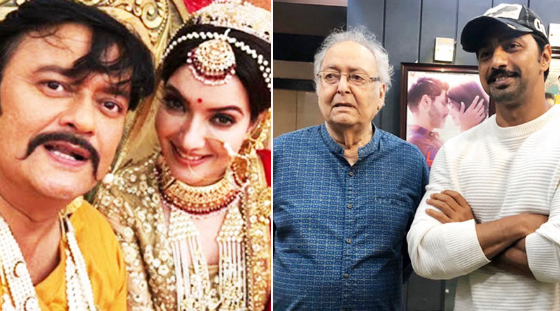 ‘হবুচন্দ্র রাজা’র শিবিরে সৌমিত্র চট্টোপাধ্যায়, প্রযোজক দেবের প্রশংসায় পঞ্চমুখ কিংবদন্তী অভিনেতা