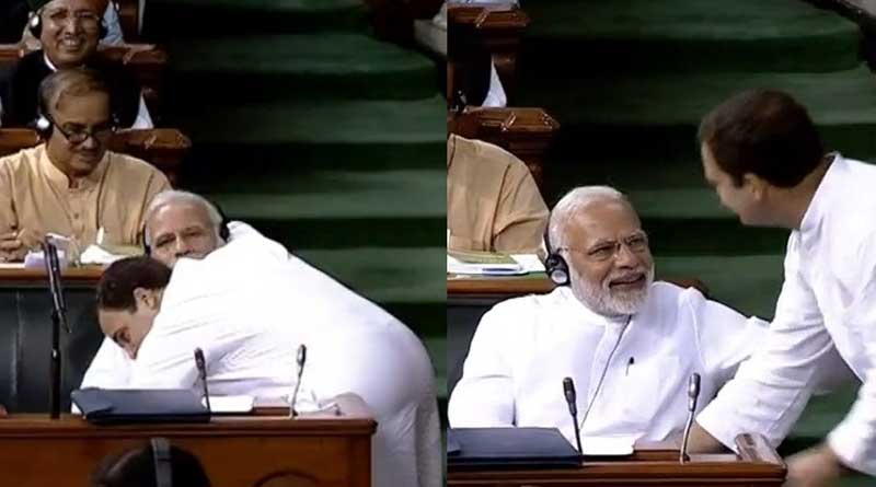 This Hug Day has been made special for congress to wish BJP
