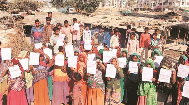 Ahmedabad: 45 families told to evict slum ahead of Donald Trump’s visit