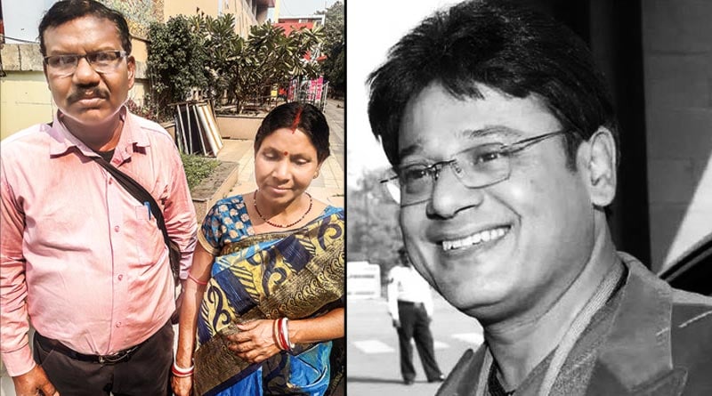 Couple pays tribute to Tapas Pal at Rabindra Sadan
