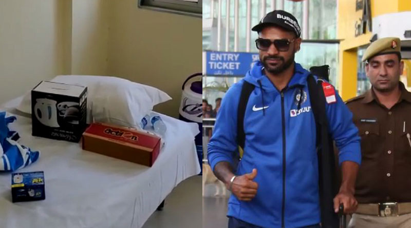 Shikhar Dhawan quarantined in New Delhi after returning from Germany