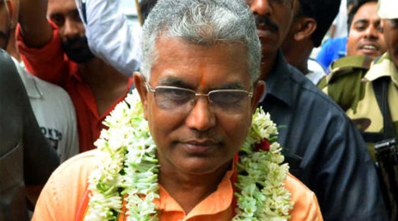 Manas bhunia attacks BJP MP Dilip Ghosh over cow urine issue