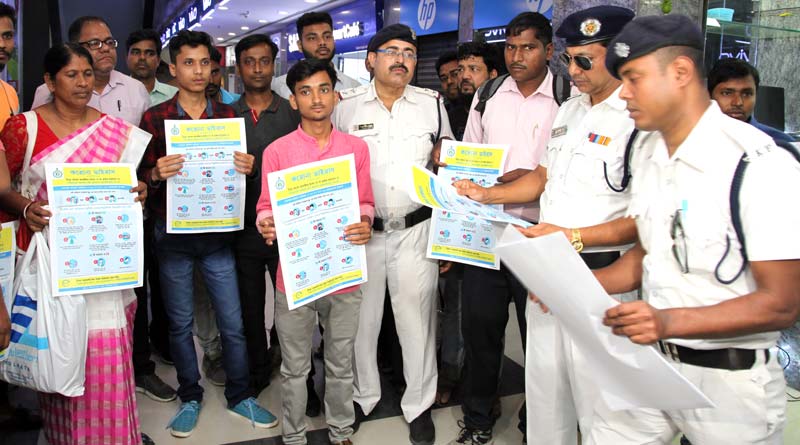 Coronavirus: Kolkata Police Team take measurements in city