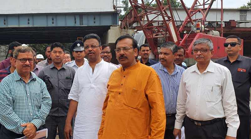 রেল ছাড়পত্র দিতেই মাঝেরহাট ব্রিজ তৈরিতে তৎপর রাজ্য, পরিদর্শনে ফিরহাদ-অরূপ
