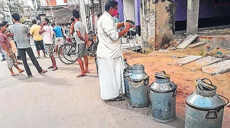 Coronavirus Lock Down: Wastage of milk as no consumer on street