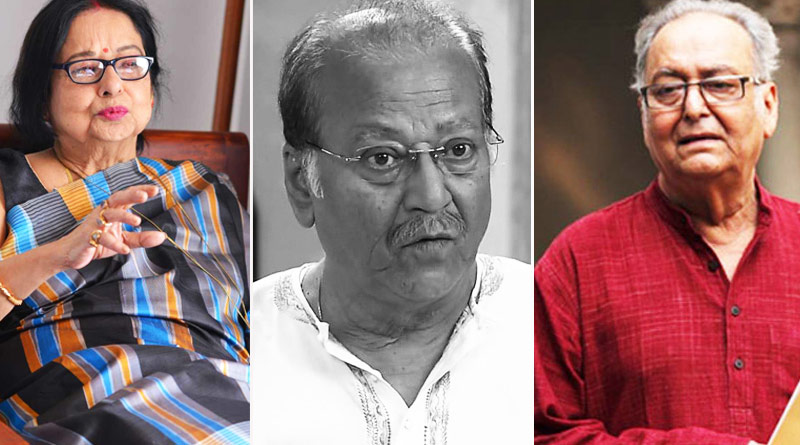 Soumitra Chatterjee, Madhabi Mukherjee pay homage to Santu Mukherjee