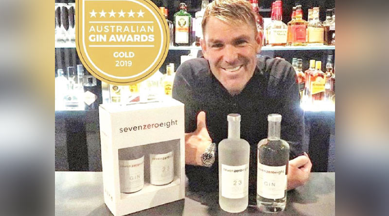 Shane Warne's company stops gin production to produce hand sanitisers
