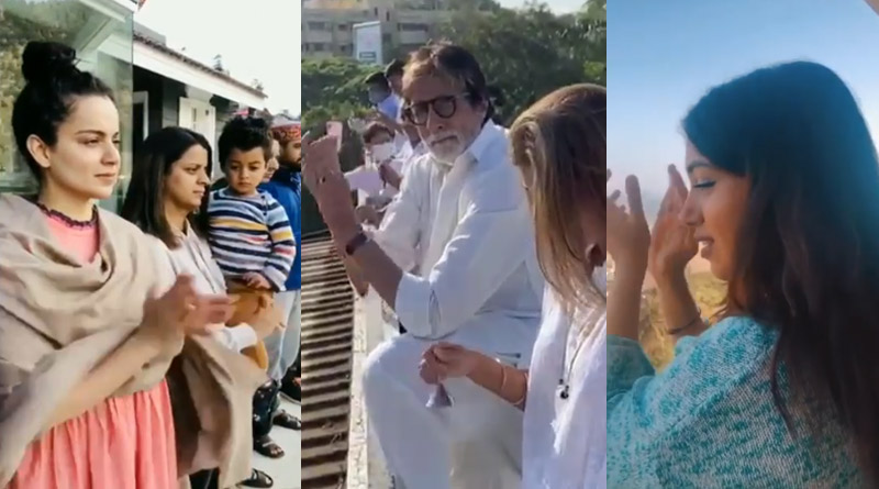 Amitabh Bachchan and other celebs take part in clapping initiative