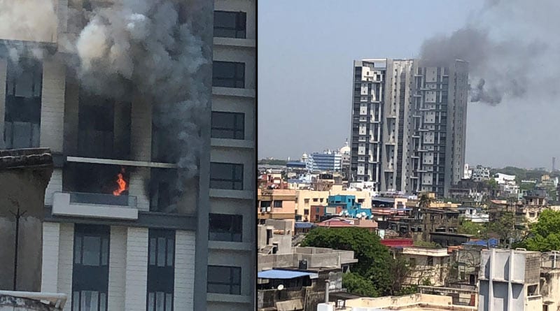 Kolkata: Massive Fire at a building in Bhowanipore, fire bridged at the spot