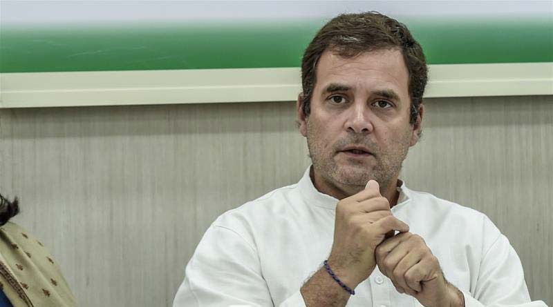 Sanitisers For Rich From Poor's Rice Share, questions Rahul Gandhi