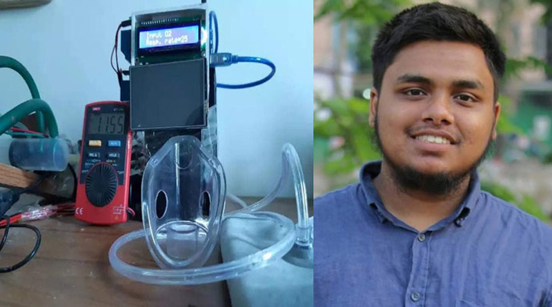 চাহিদা তুঙ্গে, স্বল্প মূল্যে ভেন্টিলেটর তৈরি করে দিশা দেখালেন পড়ুয়া    