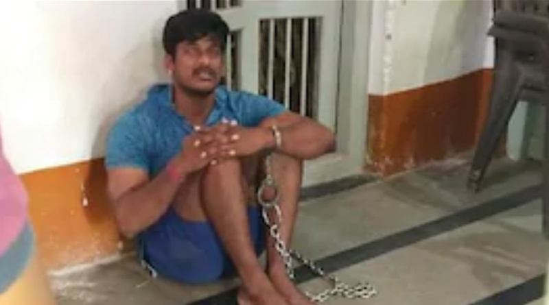 মাস্ক না পরে রাস্তায় ঘোরার অভিযোগ, থানায় চেনবন্দি CRPF কমান্ডো