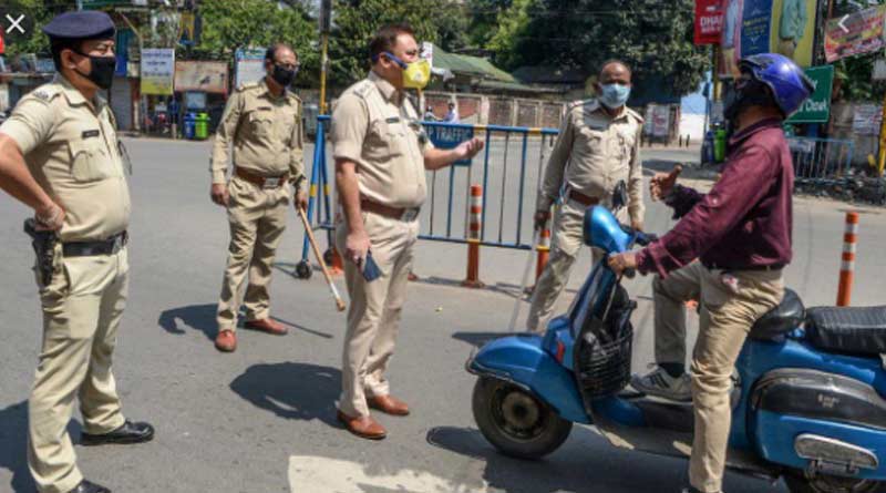 Howrah city police decided to fine car owner for flouting lockdown