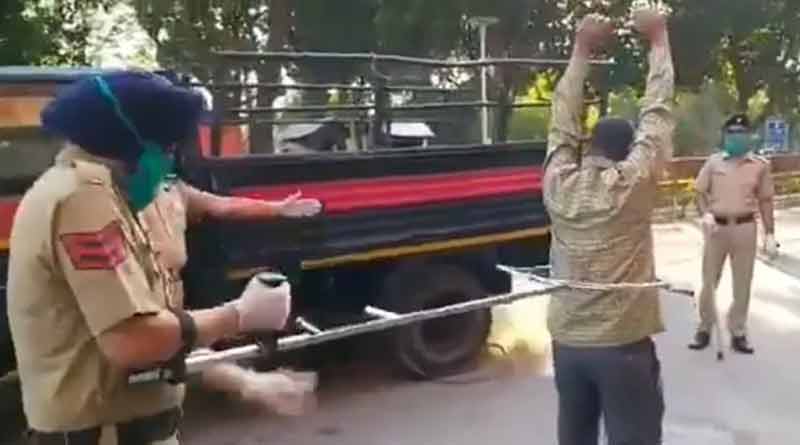 দূরত্ব বজায় রেখে ধরা যাবে অপরাধী! অভিনব পদ্ধতিতে লকডাউন ভঙ্গকারীদের গ্রেপ্তার পুলিশের