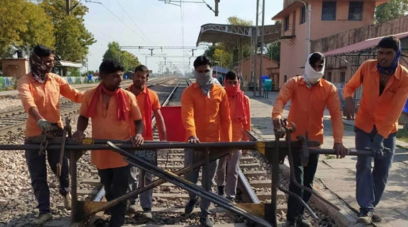 Trackmen in West-central railways allege that the authority doesn't maintain isolation period