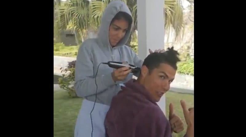 Coronavirus Lock Down: Cristiano Ronaldo Gets Haircut From Girlfriend Georgina Rodriguez