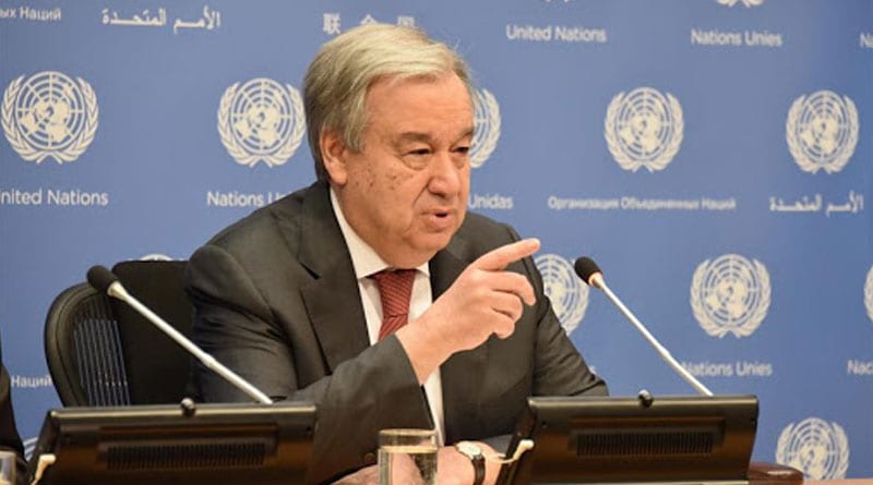 UN chief warns rise in violence due to coronavirus onslaught