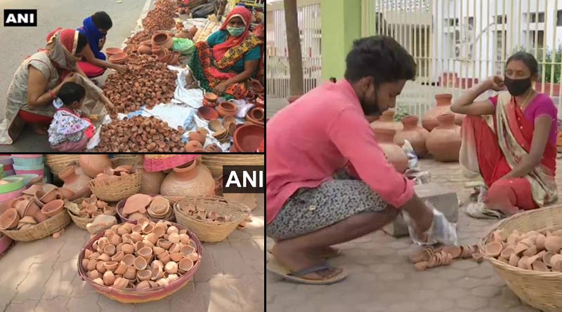 মোদির ডাকে সাড়া, আজ রাত ৯টায় জ্বালতে দেদার বিকোচ্ছে মাটির প্রদীপ