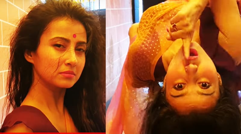 Tollywood actress Manami Ghosh took challenge on 'Genda Phool'