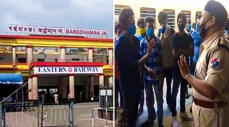 Passengers protest against RPF at Burdwan station