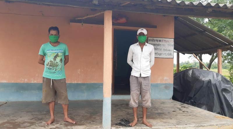 Two migrant labourer of East Burdwan can't entered in home