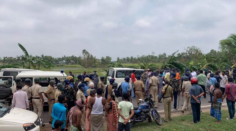 দিলীপ ঘোষের রাস্তা আটকাল পুলিশ, বিজেপি কর্মীদের বিক্ষোভে উত্তাল তমলুক