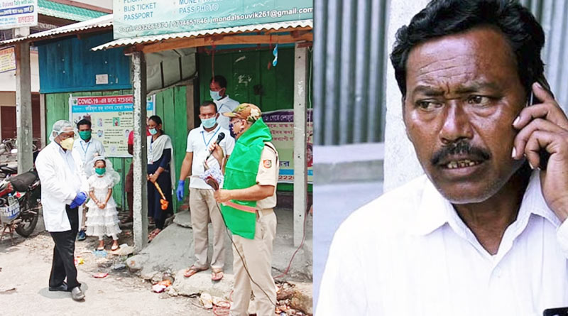রাস্তাই মঞ্চ, গান-অভিনয়ের মাধ্যমে করোনা সচেতনতা প্রচার ‘অ্যাম্বুল্যান্স দাদা’ করিমুলের