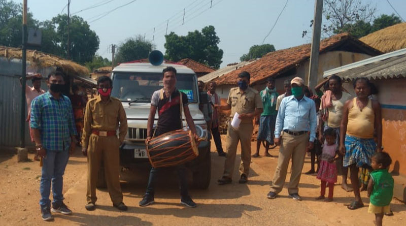 Tribal people in Ayodhya hill,Purulia spreading awarness on not to cull wildlife