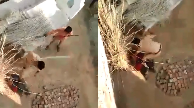 প্রতিবন্ধী যুবককে রাস্তায় ফেলে বেধড়ক মার, কাঠগড়ায় উত্তরপ্রদেশের পুলিশ
