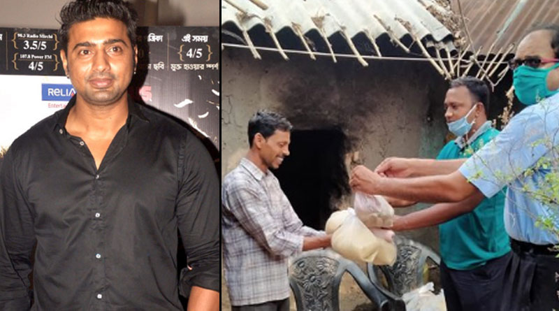 ত্রাণ দেয়নি তৃণমূল! দুঃখ প্রকাশ করে ভাইয়ের হাতে খাদ্যসামগ্রী তুলে দিলেন সাংসদ দেব