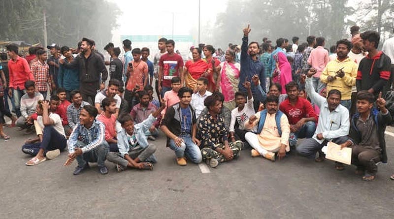 Migrant labourer staged protest amid Lock down in Ludhiana
