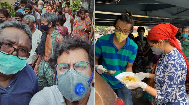 Rudranil Ghosh and Chaiti Ghosal help Amphan affected people