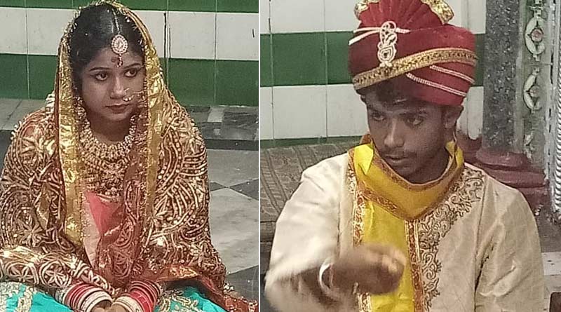 প্রেমের কাছে হার করোনার, জনা ১২ আত্মীয় নিয়ে রেড জোনেই বিয়ের পিঁড়িতে রাহুল-অঞ্জলি