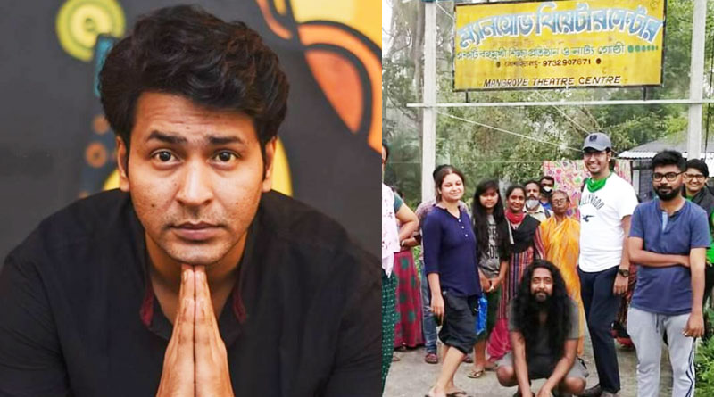Actor Anirban Bhattacharya extends help to Amphan effected people