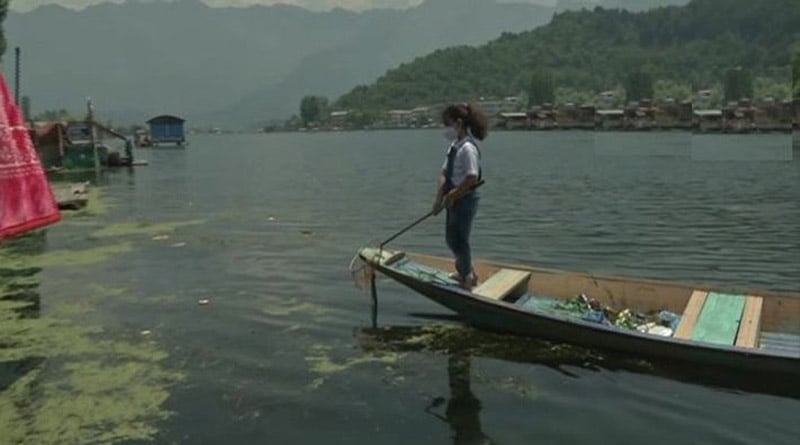 A Kshmiri little girl clean Dallake for 2 years, Now Part Of Hyderabad School Books