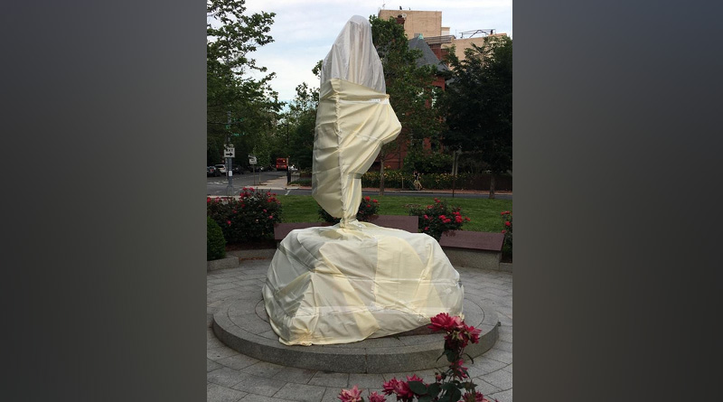 Mahatma Gandhi’s statue in Washington desecrated