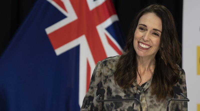 New Zealand PM Jacinda Ardern visits temple in Auckland