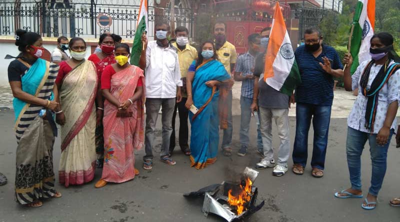 BJP stages protest near China Consulate, Salt Lake for Galwan war