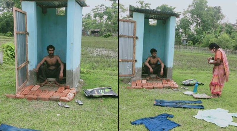 কোয়ারেন্টাইনের গেরো, সিকিম থেকে ফিরে পরিত্যক্ত শৌচাগারে ঠাঁই বালুরঘাটের যুবকের