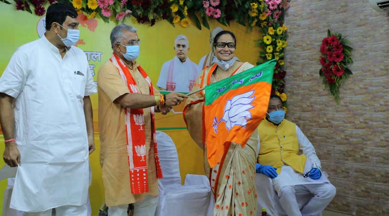 Kolkata: Former Athlete Jyotirmoyee Sikdar has joined BJP on Tuesday