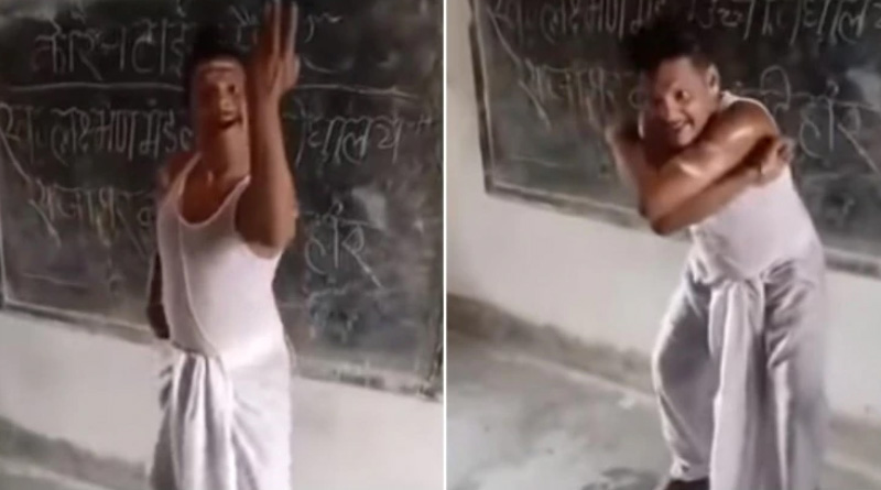 Dhoti-clad man dances to ‘Ek Chatur Naar’ at Bihar quarantine centre