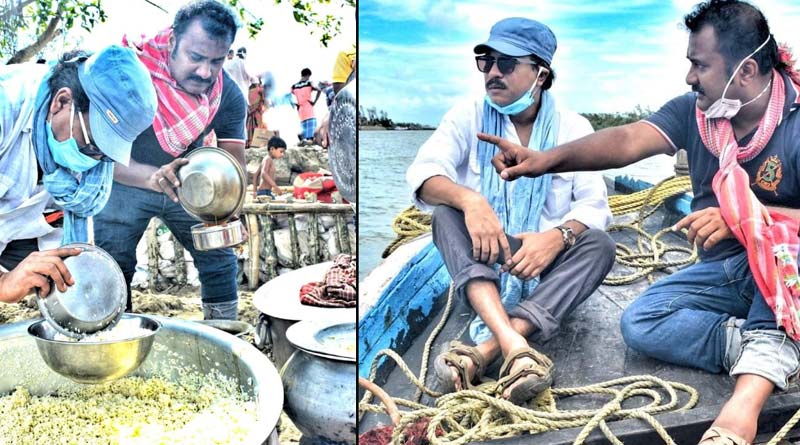 Rudranuil Ghosh extends helps to Sunderban's foodman